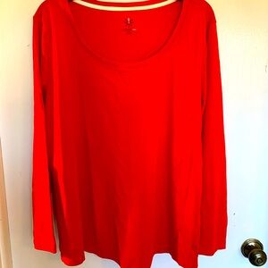 Isaac Mirahu red long sleeve